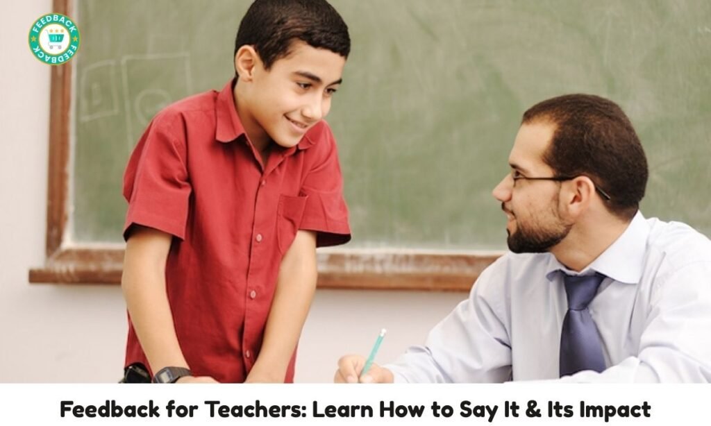 Feedback for Teachers